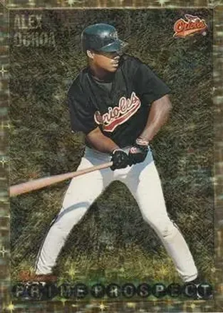 1995 Bowman - Gold Foil #248 - Alex Ochoa - Baltimore Orioles