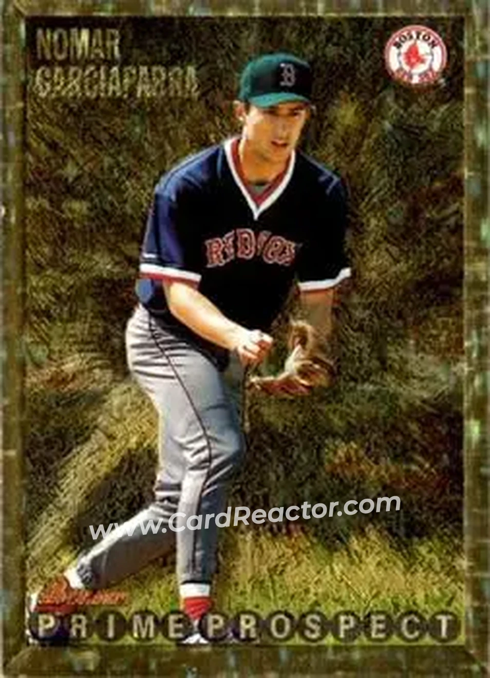 1995 Bowman - Gold Foil #249 - Nomar Garciaparra - Boston Red Sox - Front