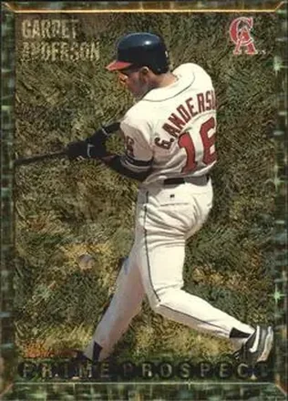 1995 Bowman - Gold Foil #250 - Garret Anderson - California Angels