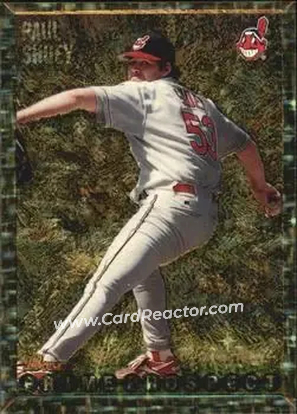 1995 Bowman - Gold Foil #252 - Paul Shuey - Cleveland Indians