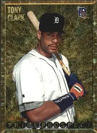 1995 Bowman - Gold Foil #253 - Tony Clark - Detroit Tigers