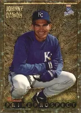 1995 Bowman - Gold Foil #254 - Johnny Damon - Kansas City Royals