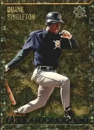 1995 Bowman - Gold Foil #255 - Duane Singleton - Milwaukee Brewers