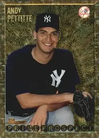1995 Bowman - Gold Foil #257 - Andy Pettitte - New York Yankees