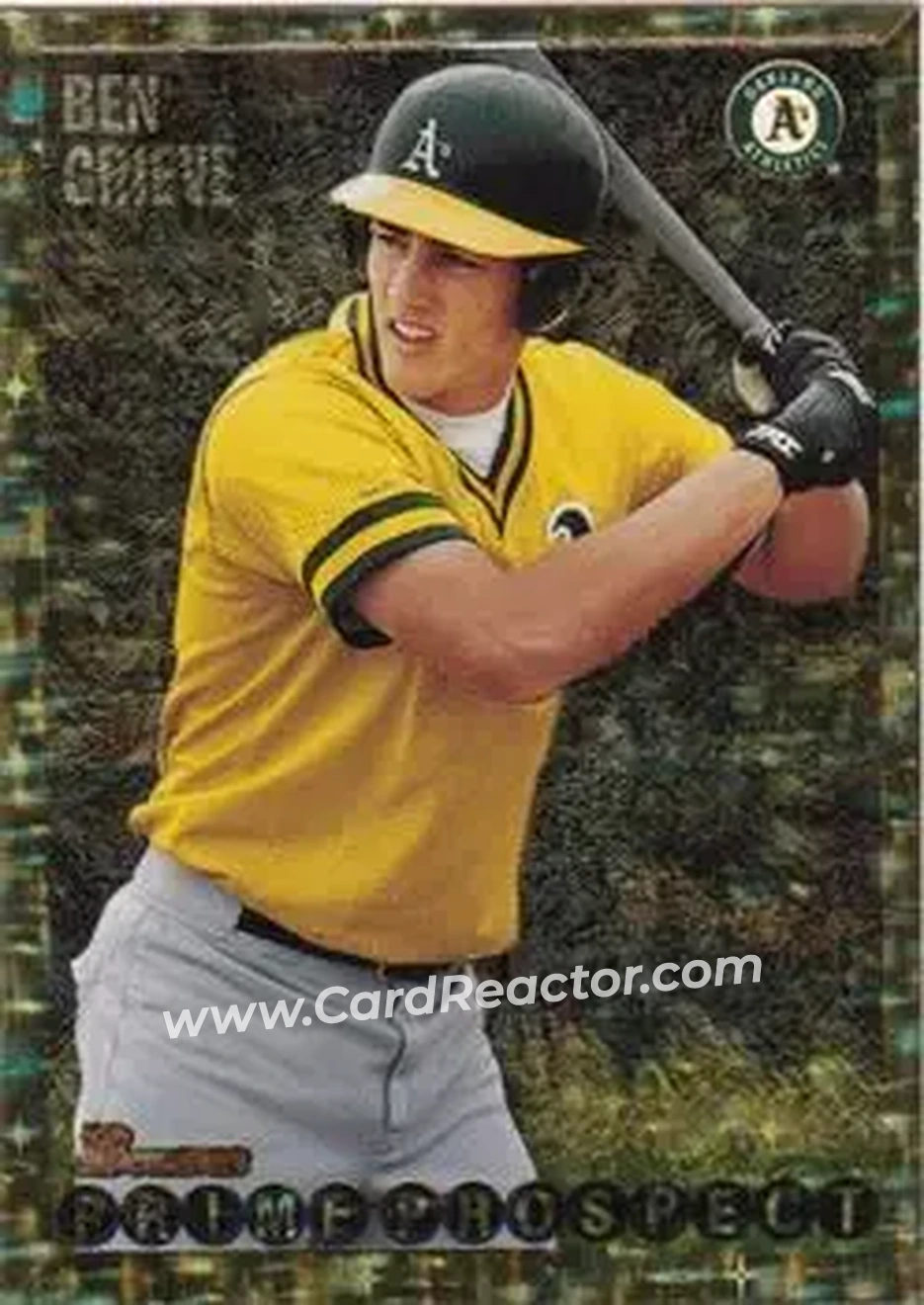 1995 Bowman - Gold Foil #258 - Ben Grieve - Oakland Athletics
