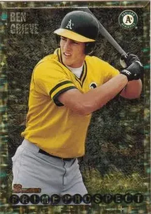 1995 Bowman - Gold Foil #258 - Ben Grieve - Oakland Athletics
