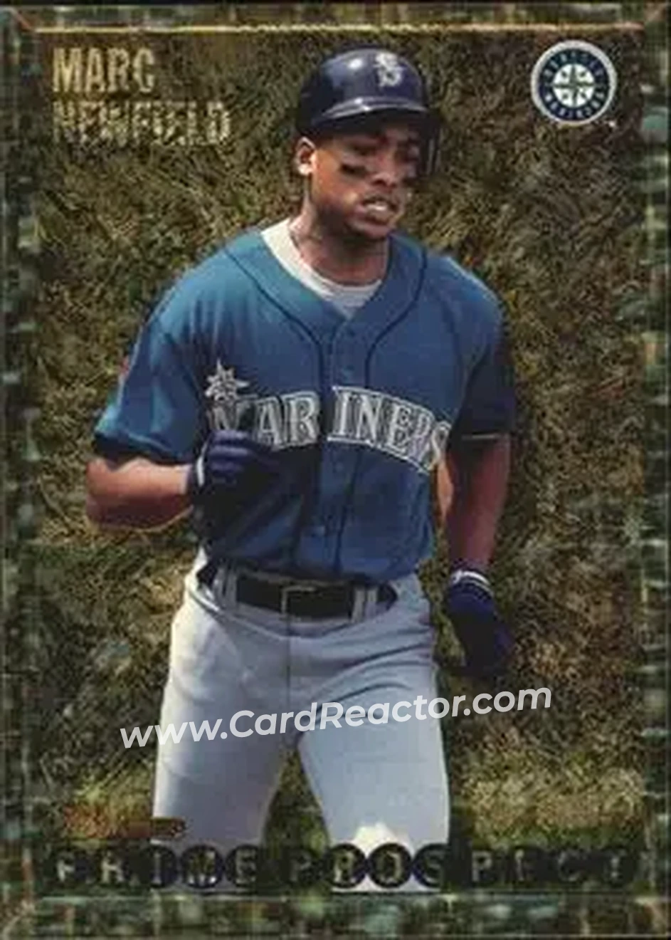 1995 Bowman - Gold Foil #259 - Marc Newfield - Seattle Mariners - Front