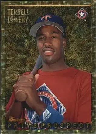 1995 Bowman - Gold Foil #260 - Terrell Lowery - Texas Rangers