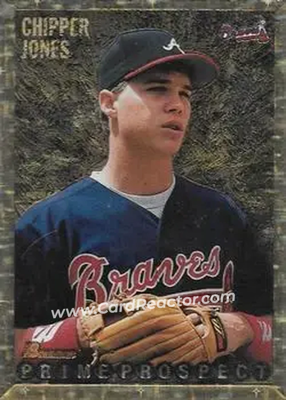 1995 Bowman - Gold Foil #262 - Chipper Jones - Atlanta Braves - Front