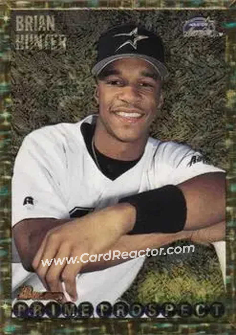 1995 Bowman - Gold Foil #267 - Brian Hunter - Houston Astros - Front 1995 Bowman - Gold Foil #267 - Brian Hunter - Houston Astros - Front