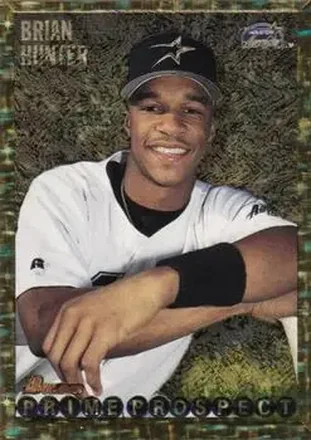 1995 Bowman - Gold Foil #267 - Brian Hunter - Houston Astros