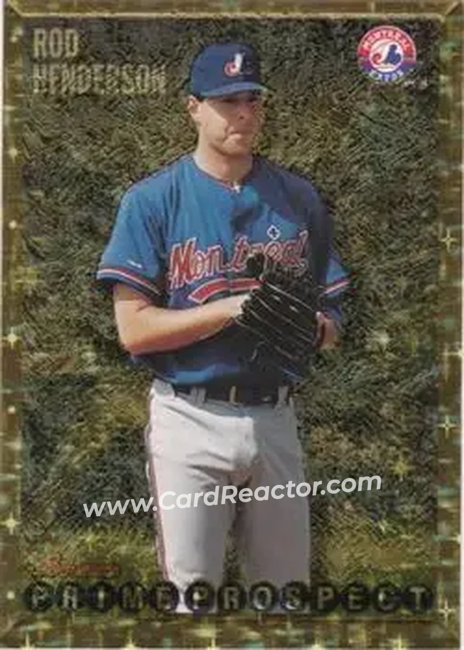 1995 Bowman - Gold Foil #269 - Rod Henderson - Montreal Expos - Front