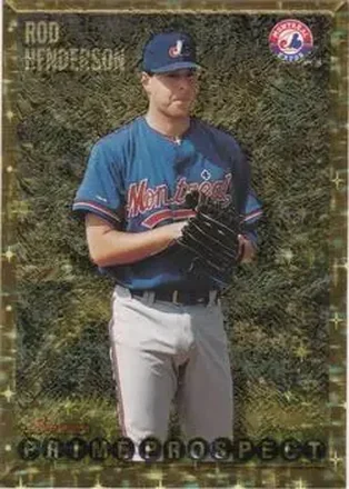 1995 Bowman - Gold Foil #269 - Rod Henderson - Montreal Expos