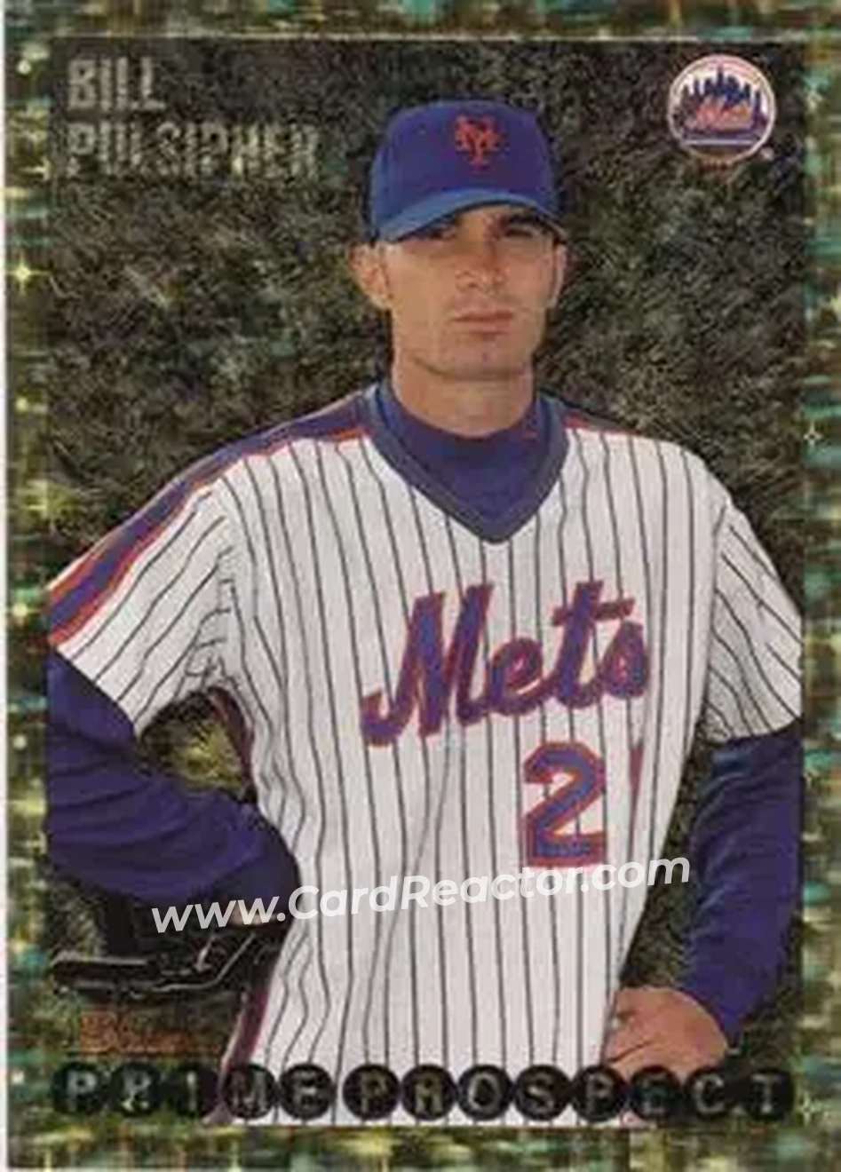 1995 Bowman - Gold Foil #270 - Bill Pulsipher - New York Mets - Front 1995 Bowman - Gold Foil #270 - Bill Pulsipher - New York Mets - Front