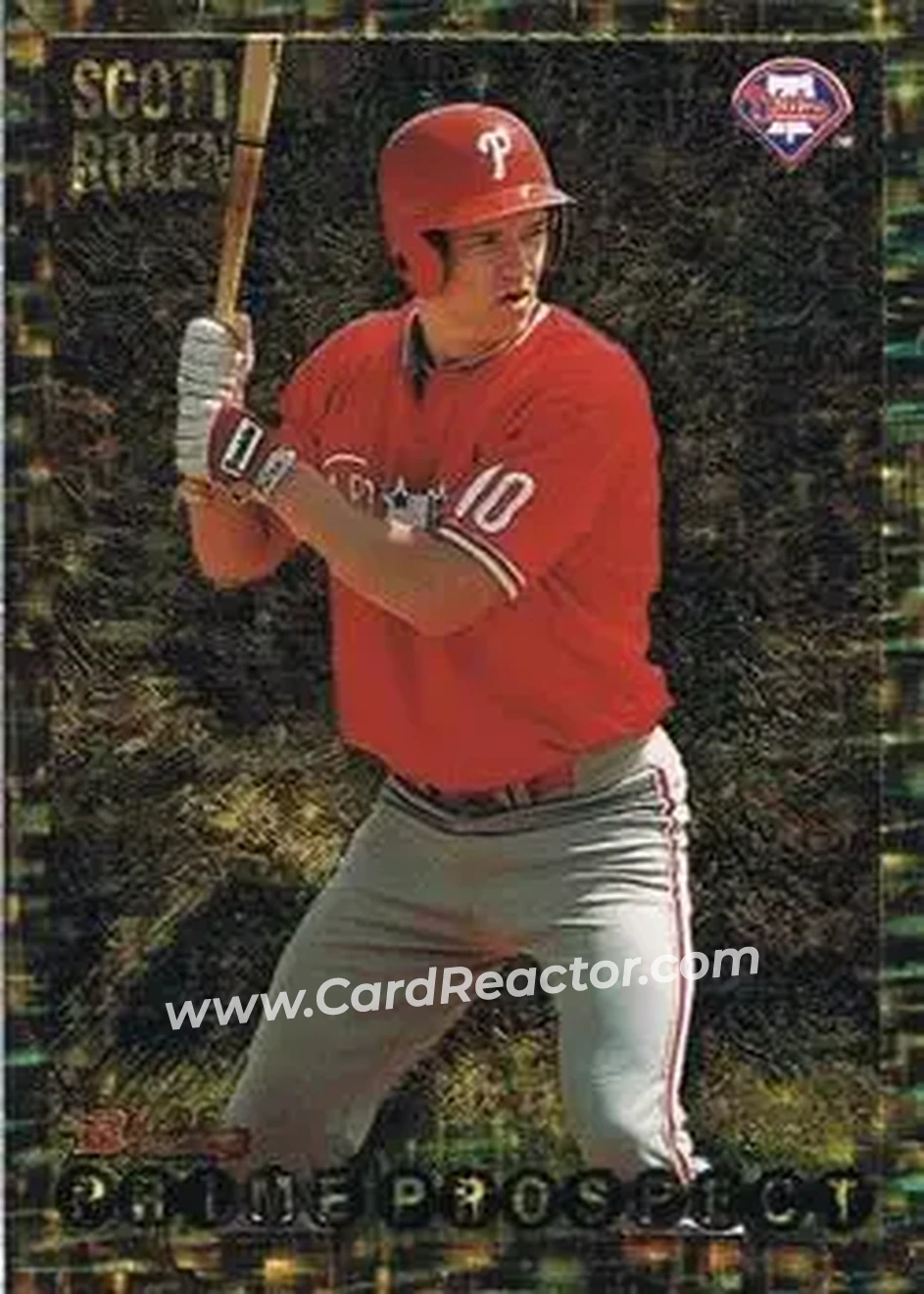 1995 Bowman - Gold Foil #271 - Scott Rolen - Philadelphia Phillies - Front 1995 Bowman - Gold Foil #271 - Scott Rolen - Philadelphia Phillies - Front