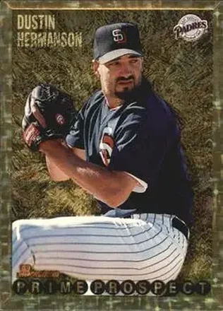1995 Bowman - Gold Foil #274 - Dustin Hermanson - San Diego Padres 1995 Bowman - Gold Foil #274 - Dustin Hermanson - San Diego Padres