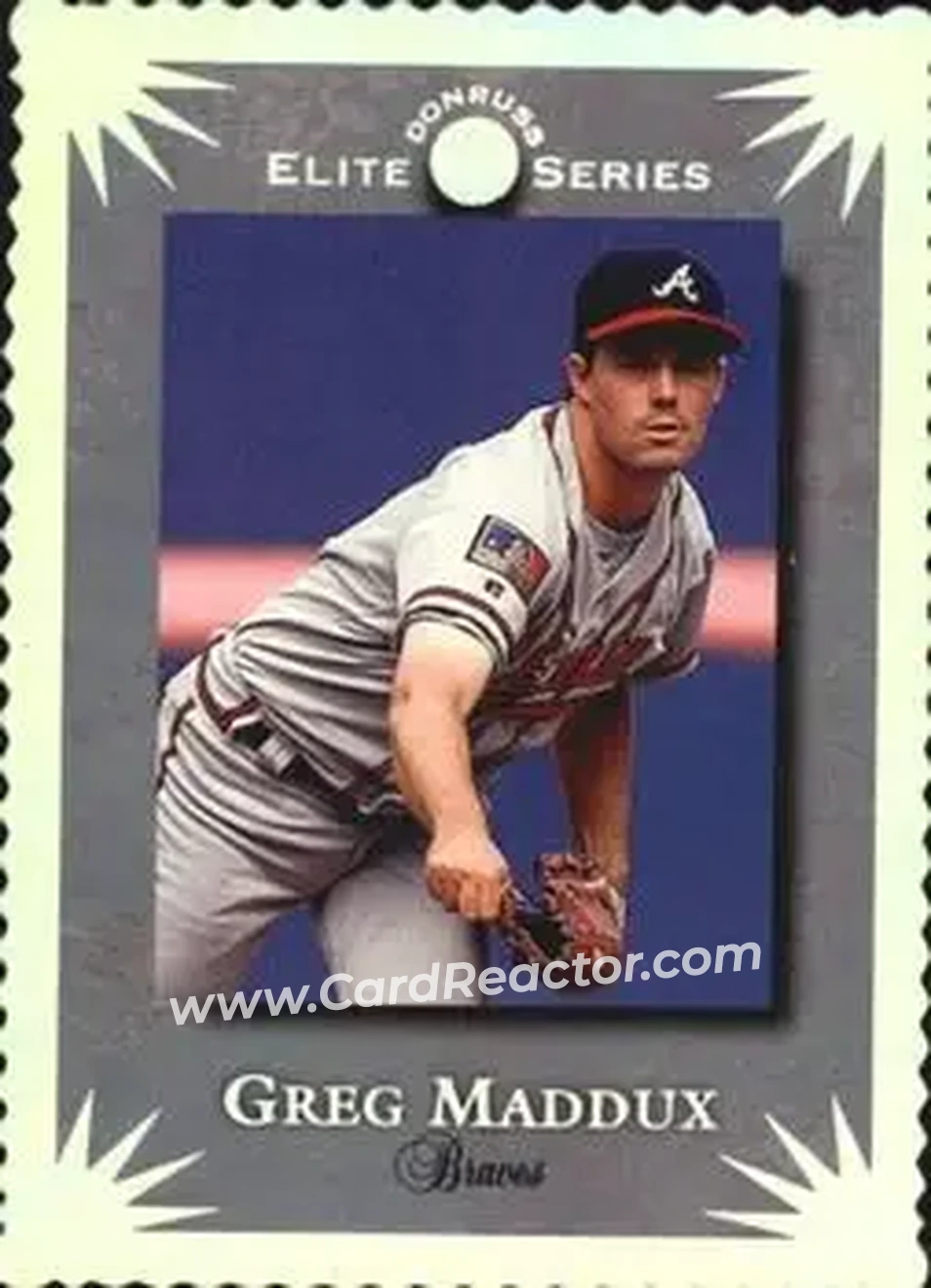 1995 Donruss - Elite Series #51 - Greg Maddux - Atlanta Braves - Front