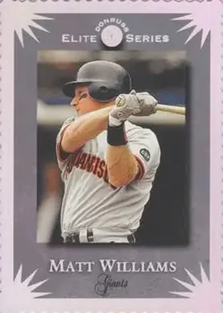 1995 Donruss - Elite Series #53 - Matt Williams - San Francisco Giants 1995 Donruss - Elite Series #53 - Matt Williams - San Francisco Giants