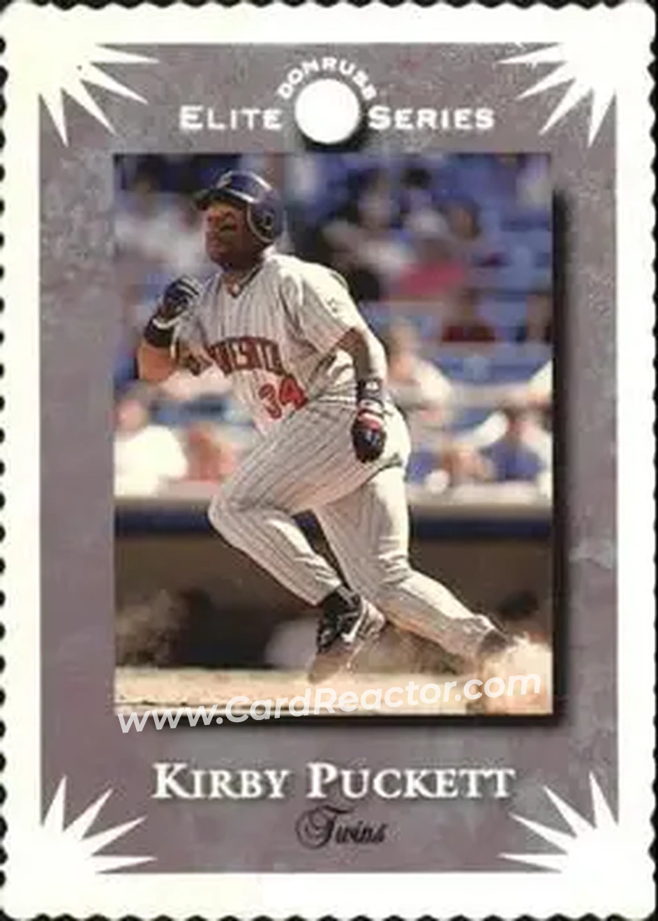 1995 Donruss - Elite Series #57 - Kirby Puckett - Minnesota Twins - Front