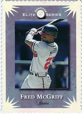 1995 Donruss - Elite Series #58 - Fred McGriff - Atlanta Braves