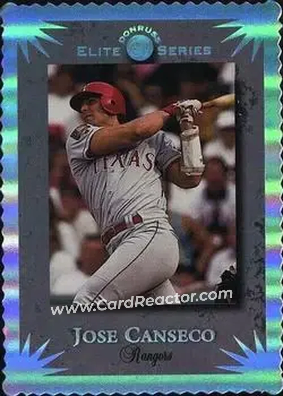 1995 Donruss - Elite Series #59 - Jose Canseco - Texas Rangers - Front