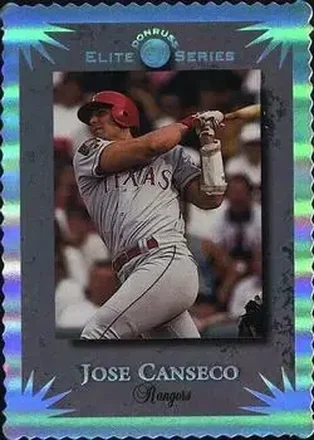 1995 Donruss - Elite Series #59 - Jose Canseco - Texas Rangers 1995 Donruss - Elite Series #59 - Jose Canseco - Texas Rangers
