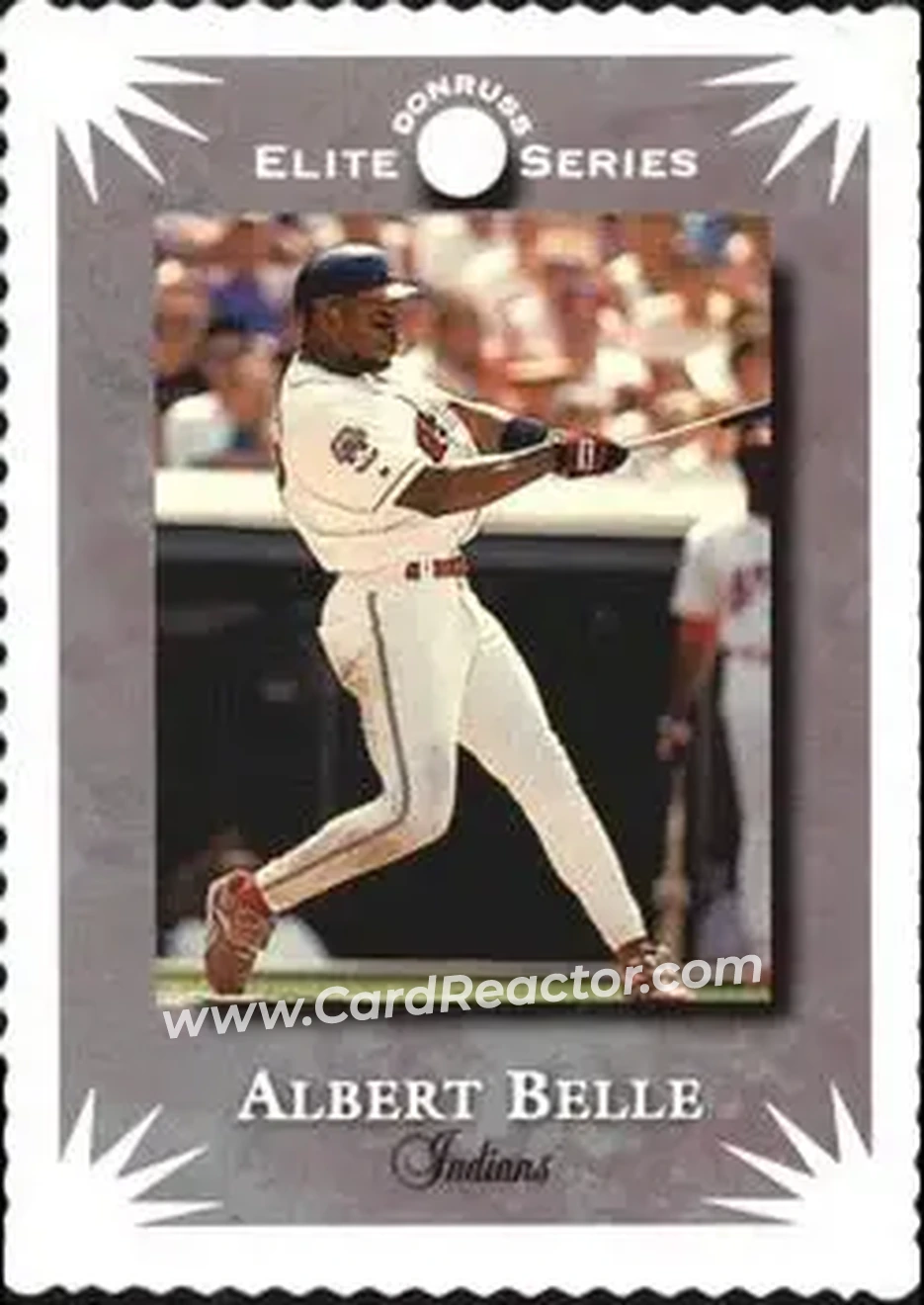1995 Donruss - Elite Series #60 - Albert Belle - Cleveland Indians - Front 1995 Donruss - Elite Series #60 - Albert Belle - Cleveland Indians - Front