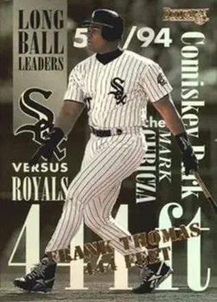 1995 Donruss - Long Ball Leaders #1 - Frank Thomas - Chicago White Sox