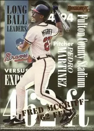 1995 Donruss - Long Ball Leaders #2 - Fred McGriff - Atlanta Braves