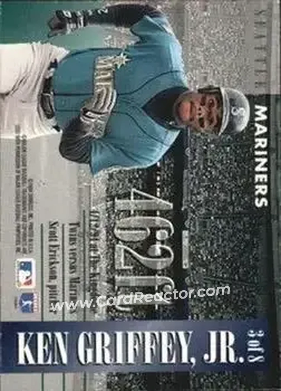1995 Donruss - Long Ball Leaders #3 - Ken Griffey Jr. - Seattle Mariners - Back