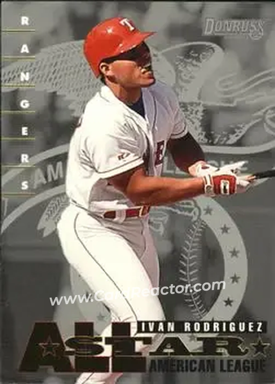 1995 Donruss - All Stars #AL-2 - Ivan Rodriguez - Texas Rangers - Front