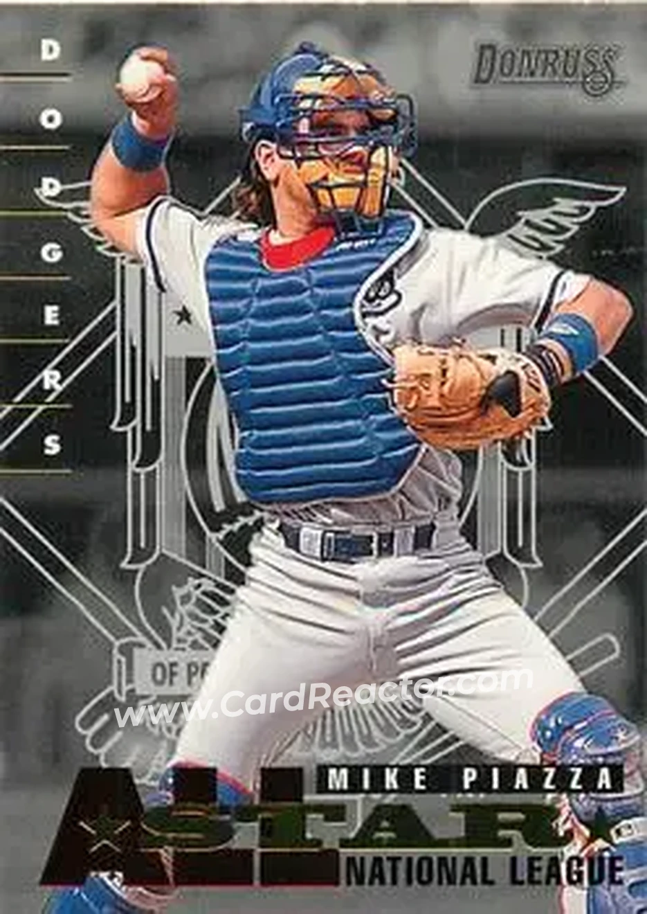 1995 Donruss - All Stars #NL-2 - Mike Piazza - Los Angeles Dodgers - Front