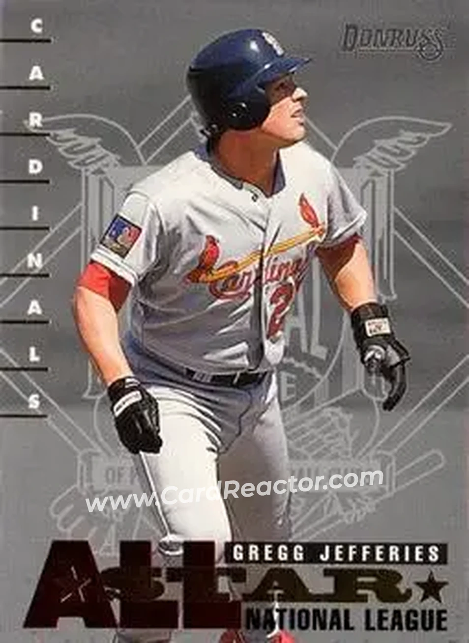 1995 Donruss - All Stars #NL-3 - Gregg Jefferies - St. Louis Cardinals - Front