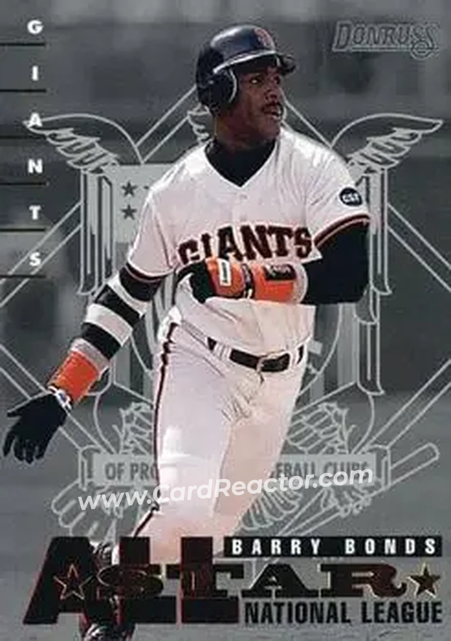 1995 Donruss - All Stars #NL-7 - Barry Bonds - San Francisco Giants - Front