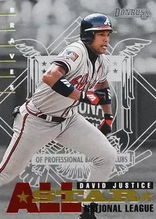 1995 Donruss - All Stars #NL-9 - David Justice - Atlanta Braves 1995 Donruss - All Stars #NL-9 - David Justice - Atlanta Braves
