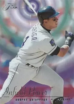 1995 Flair - Infield Power #4 - Andres Galarraga - Colorado Rockies 1995 Flair - Infield Power #4 - Andres Galarraga - Colorado Rockies