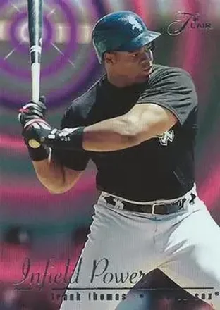 1995 Flair - Infield Power #8 - Frank Thomas - Chicago White Sox
