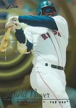 1995 Flair - Infield Power #9 - Mo Vaughn - Boston Red Sox 1995 Flair - Infield Power #9 - Mo Vaughn - Boston Red Sox