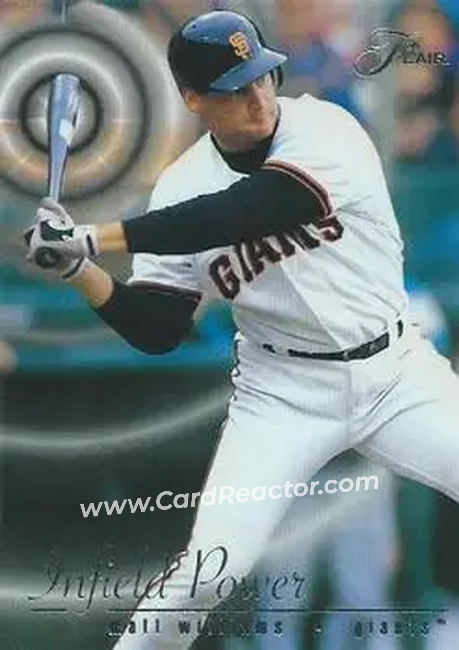 1995 Flair - Infield Power #10 - Matt Williams - San Francisco Giants - Front