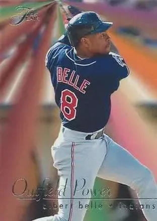 1995 Flair - Outfield Power #1 - Albert Belle - Cleveland Indians 1995 Flair - Outfield Power #1 - Albert Belle - Cleveland Indians