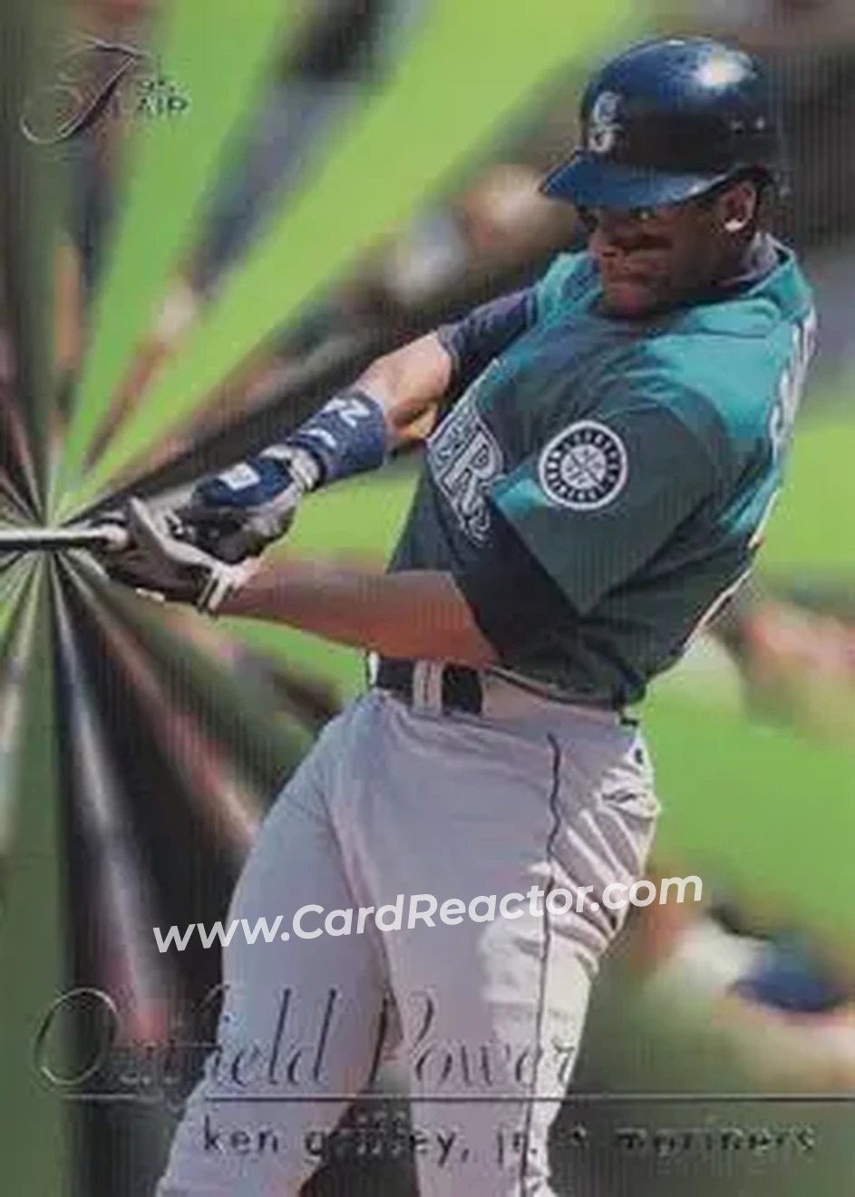 1995 Flair - Outfield Power #7 - Ken Griffey Jr. - Seattle Mariners - Front