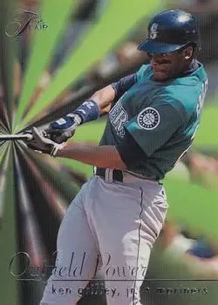 1995 Flair - Outfield Power #7 - Ken Griffey Jr. - Seattle Mariners