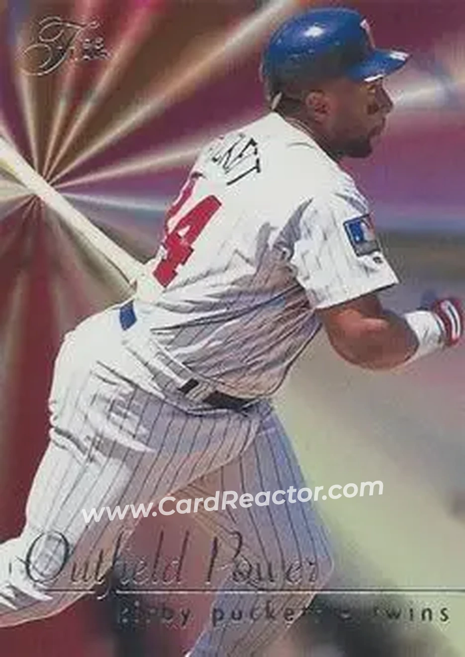 1995 Flair - Outfield Power #8 - Kirby Puckett - Minnesota Twins - Front