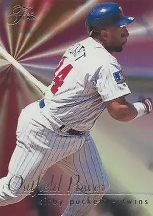 1995 Flair - Outfield Power #8 - Kirby Puckett - Minnesota Twins