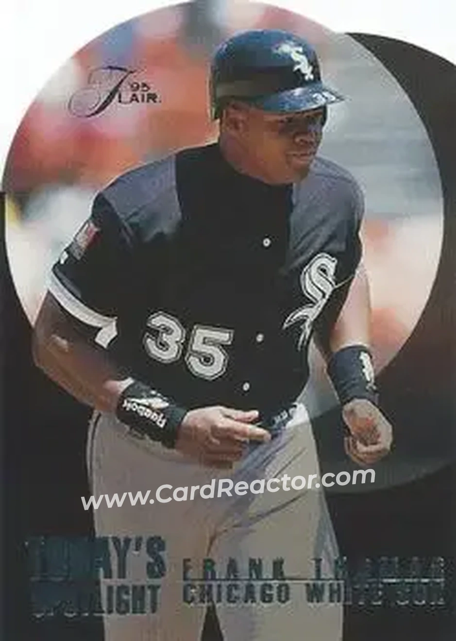 1995 Flair - Today's Spotlight #12 - Frank Thomas - Chicago White Sox - Front