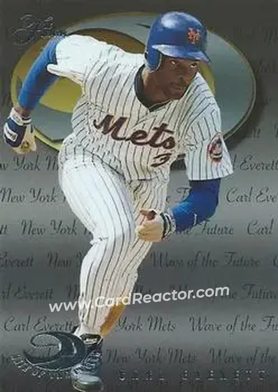 1995 Flair - Wave of the Future #6 - Carl Everett - New York Mets - Front