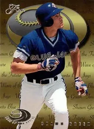 1995 Flair - Wave of the Future #7 - Shawn Green - Toronto Blue Jays 1995 Flair - Wave of the Future #7 - Shawn Green - Toronto Blue Jays