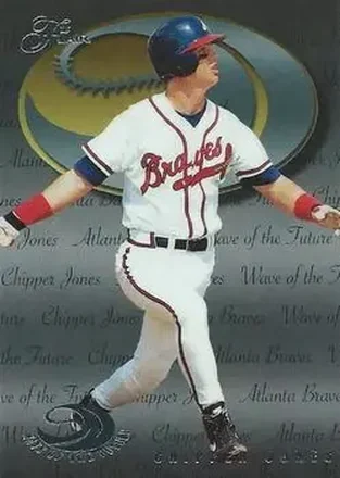 1995 Flair - Wave of the Future #9 - Chipper Jones - Atlanta Braves