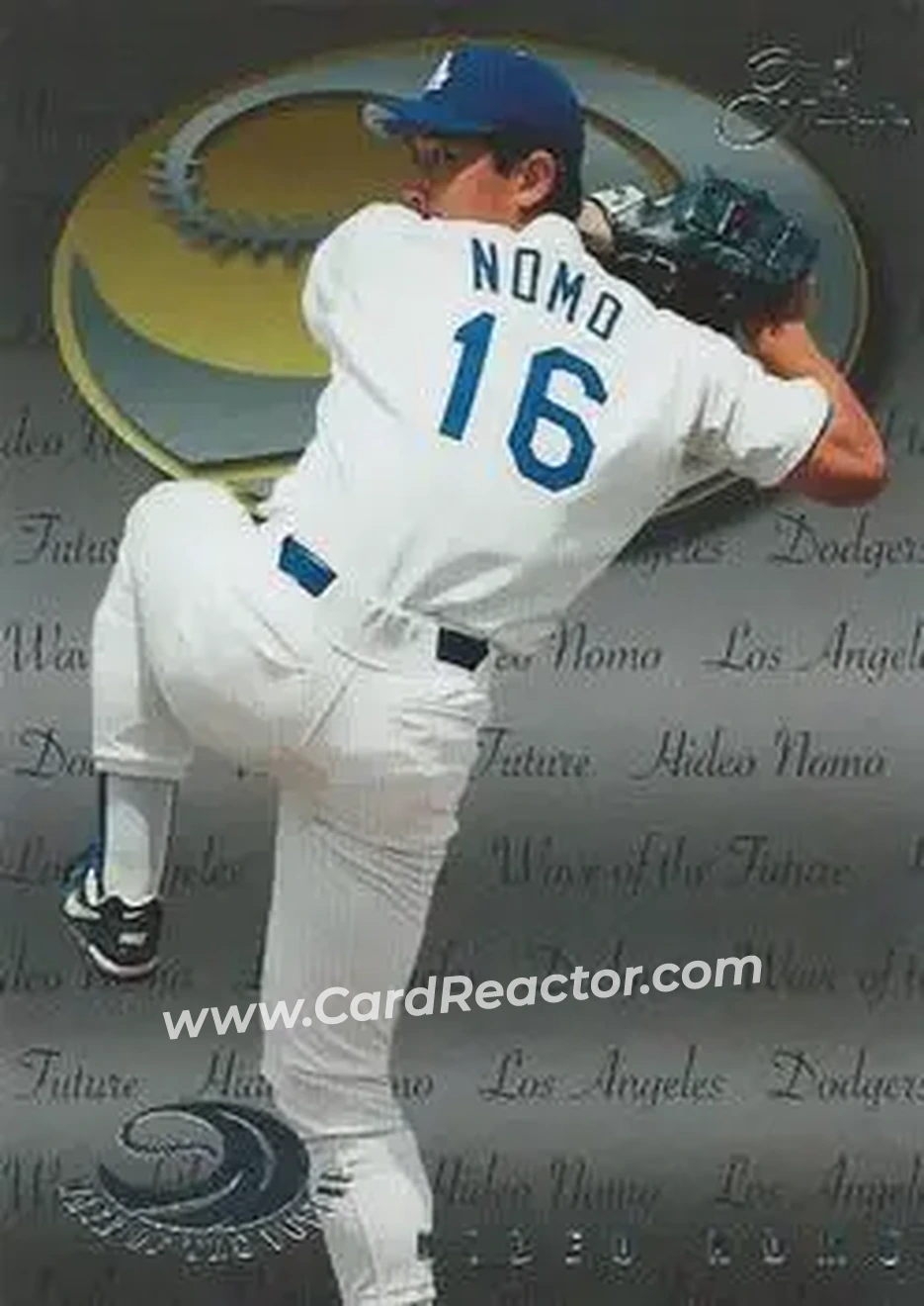 1995 Flair - Wave of the Future #10 - Hideo Nomo - Los Angeles Dodgers - Front