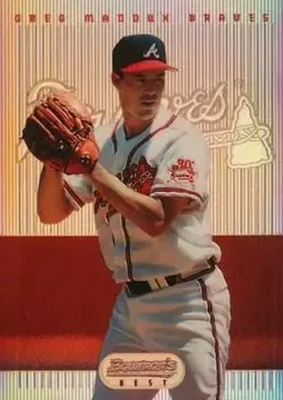 1995 Bowman's Best - Refractors #15 - Greg Maddux - Atlanta Braves